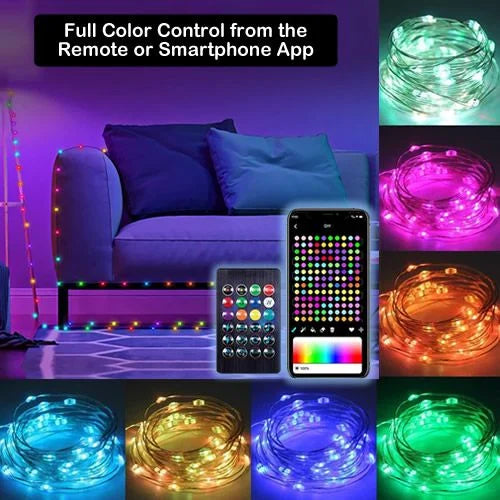 LEDBLE Fairy Light – Bluetooth APP Music RGB String Lights (50 LEDs) image 3