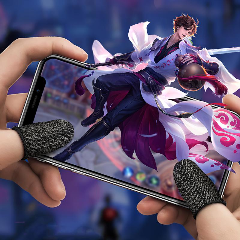 GM4 Phantom Superconducting Fiber Mobile Game Finger Cots (Silver Fiber) image 8