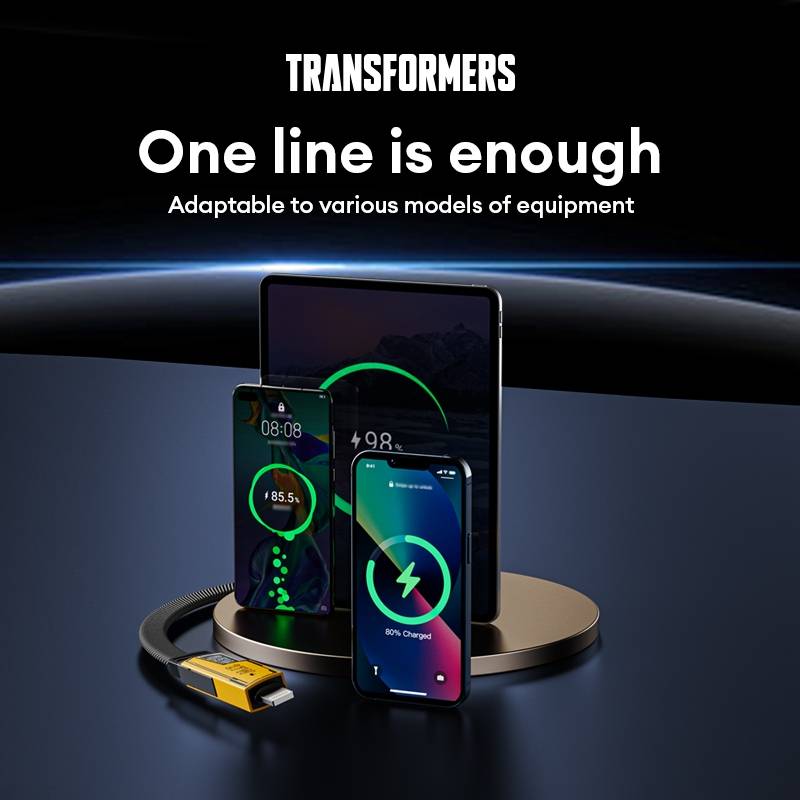 Transformers TF-A15 PD Fast Charge 4 in 1 Charging Data Cable image 6