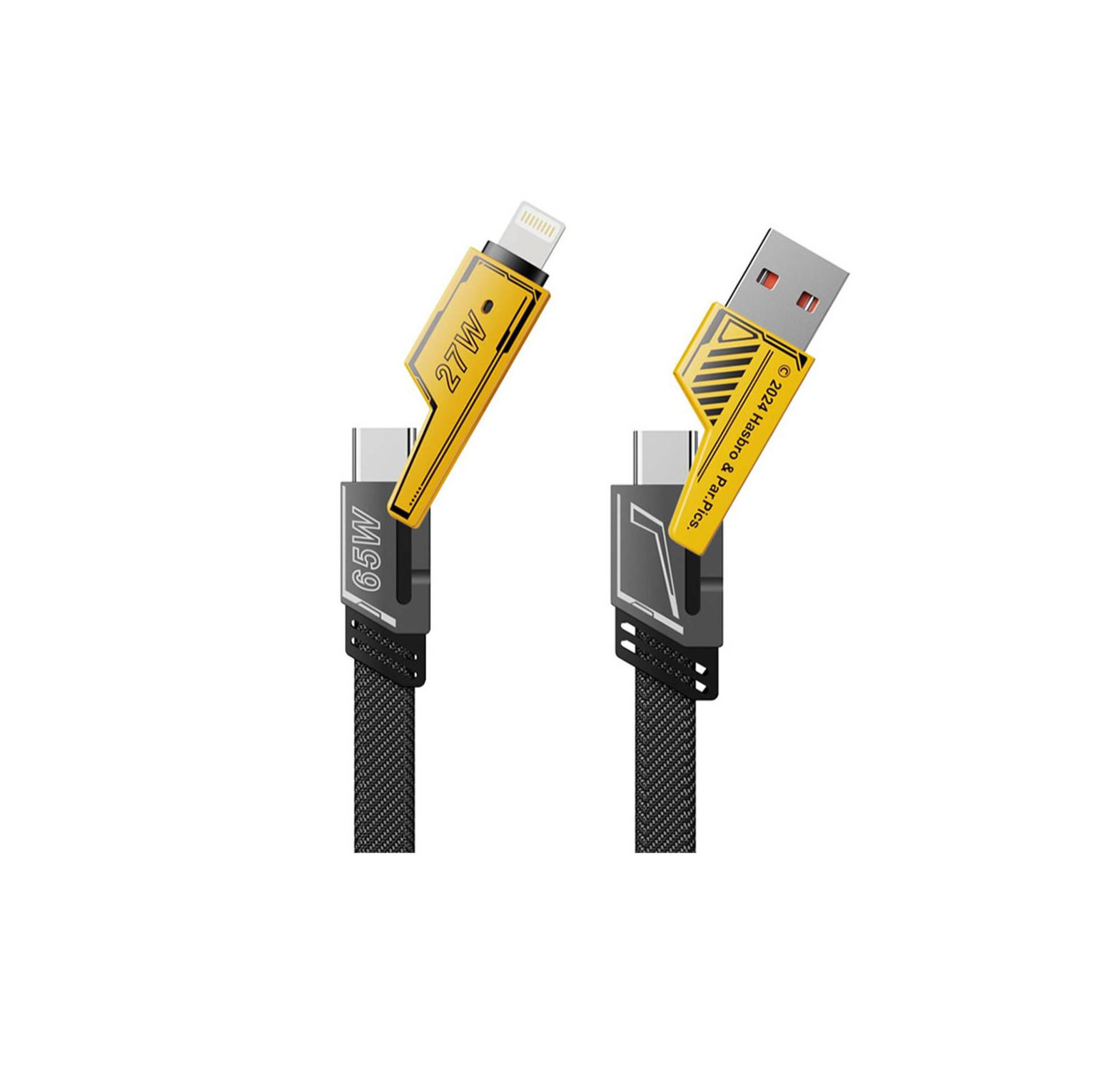 Transformers TF-A15 PD Fast Charge 4 in 1 Charging Data Cable image 0