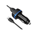 Borofone BZ14 Dual Port Ambient Light Car Charger Set image 0
