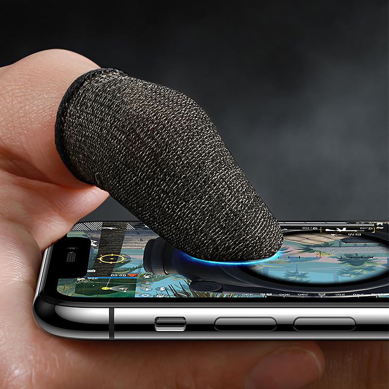 GM4 Phantom Superconducting Fiber Mobile Game Finger Cots (Silver Fiber) image 6