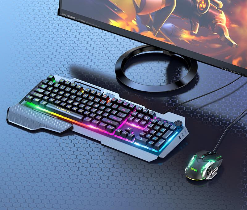GM12 Light and shadow RGB gaming keyboard and mouse set(general english version) image 6