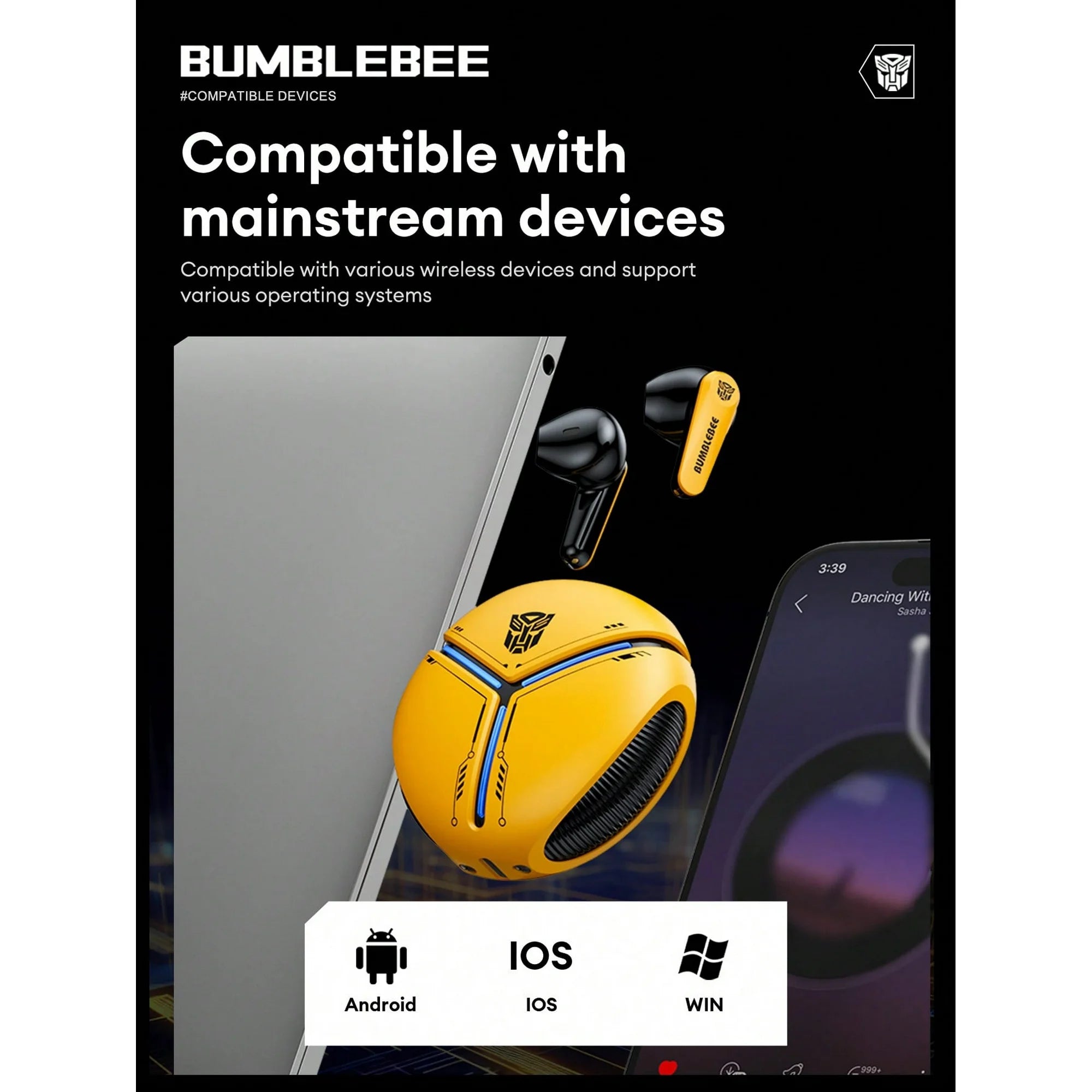 Transformers Bumblebee TF-T30 Bluetooth Headset image 6