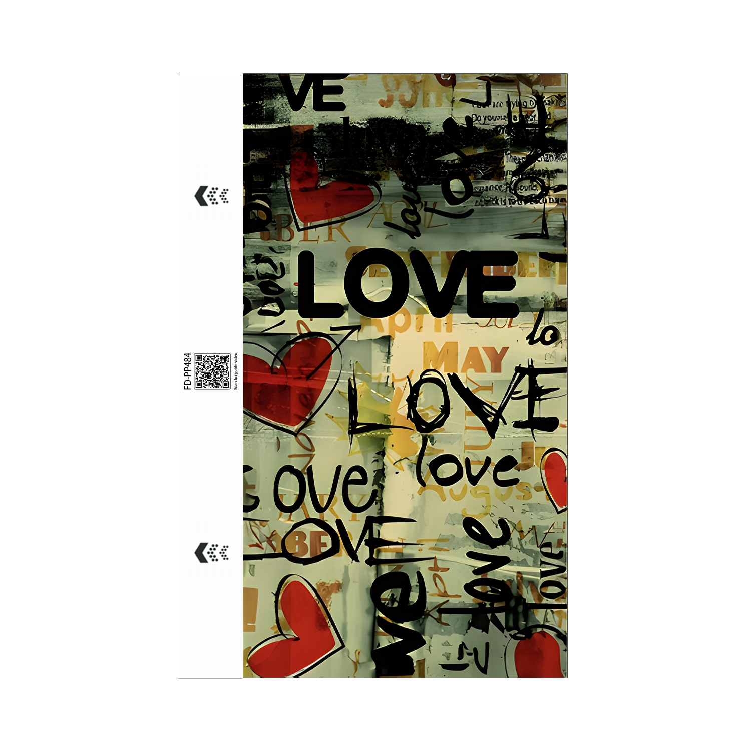 3RVie Pre-Designed Lovely Vibes back film (25PCS/BOX) image 8