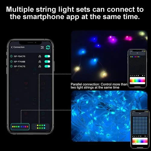 LEDBLE Fairy Light – Bluetooth APP Music RGB String Lights (50 LEDs) image 2