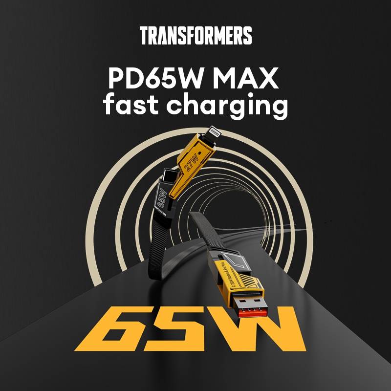 Transformers TF-A15 PD Fast Charge 4 in 1 Charging Data Cable image 2