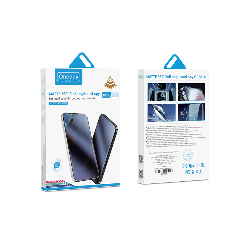 3RVie MATTE 360° Full angle anti-spy TPU film(25PCS/BOX) image 0