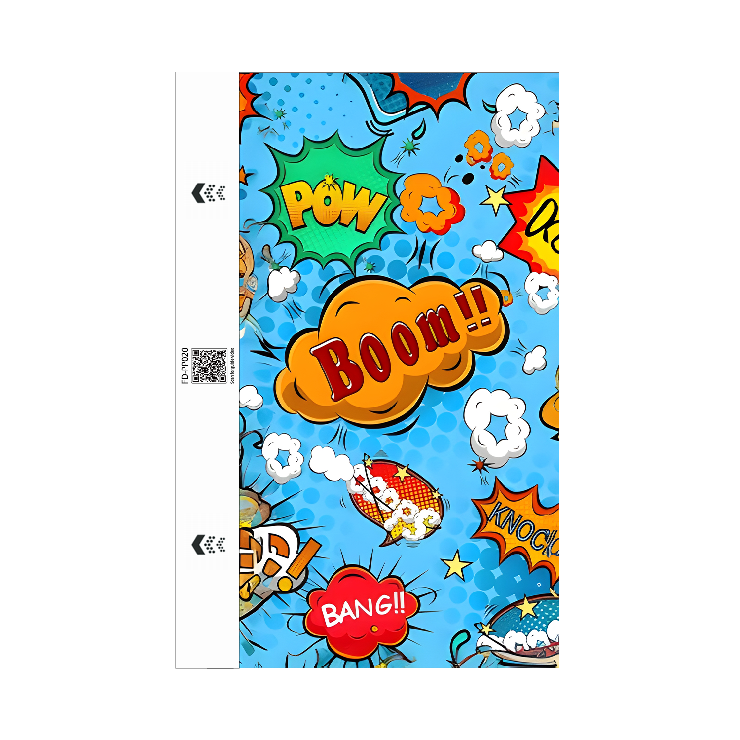 3RVie Pre-Designed Grafitti Vibes back film (25PCS/BOX) image 0