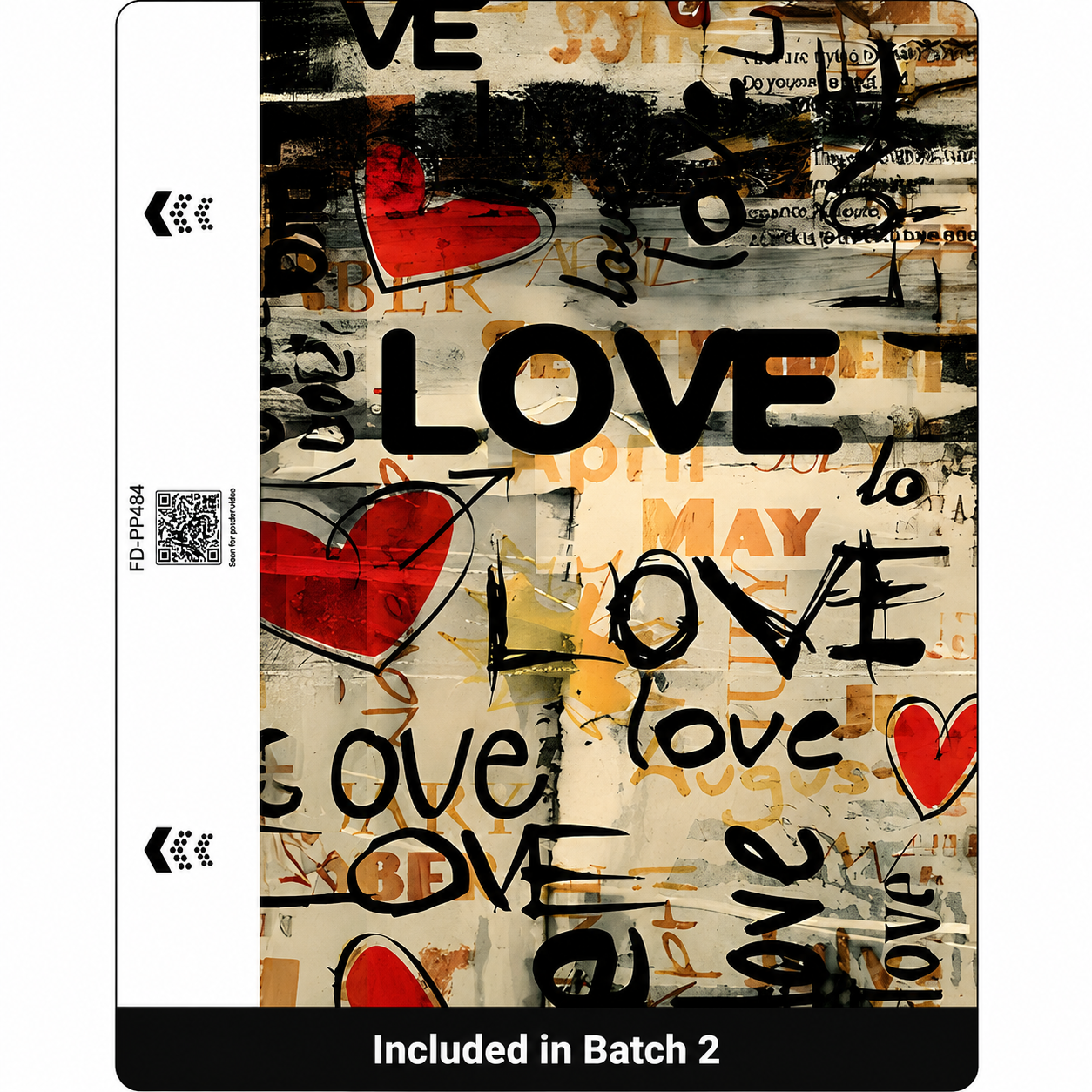 3RVie Pre-Designed Lovely Vibes back film (25PCS/BOX)