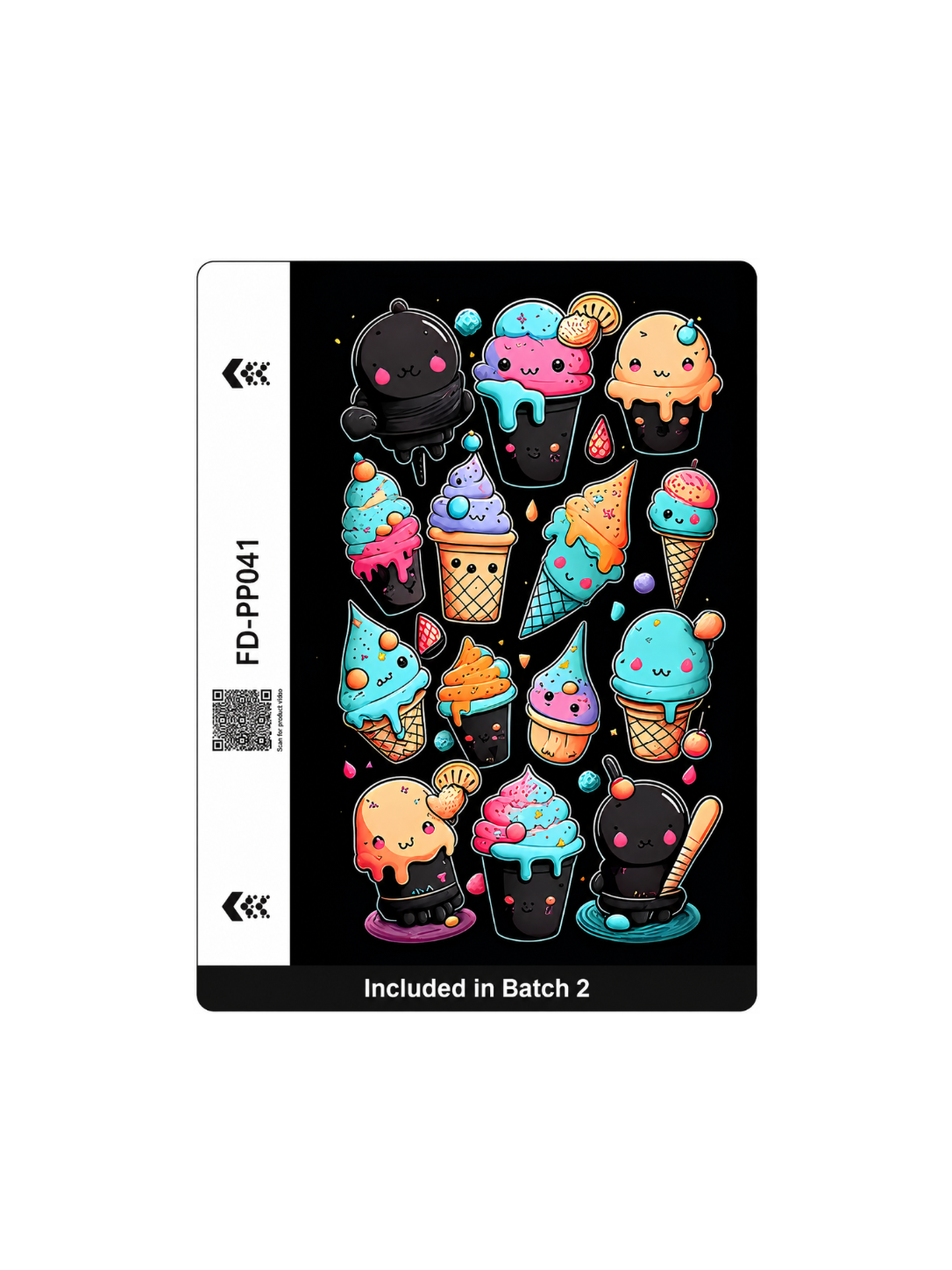 3RVie Pre-Designed Grafitti Vibes back film (25PCS/BOX)