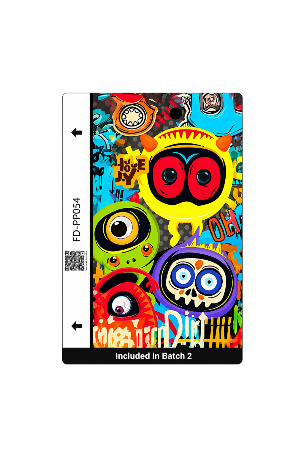 3RVie Pre-Designed Grafitti Vibes back film (25PCS/BOX)