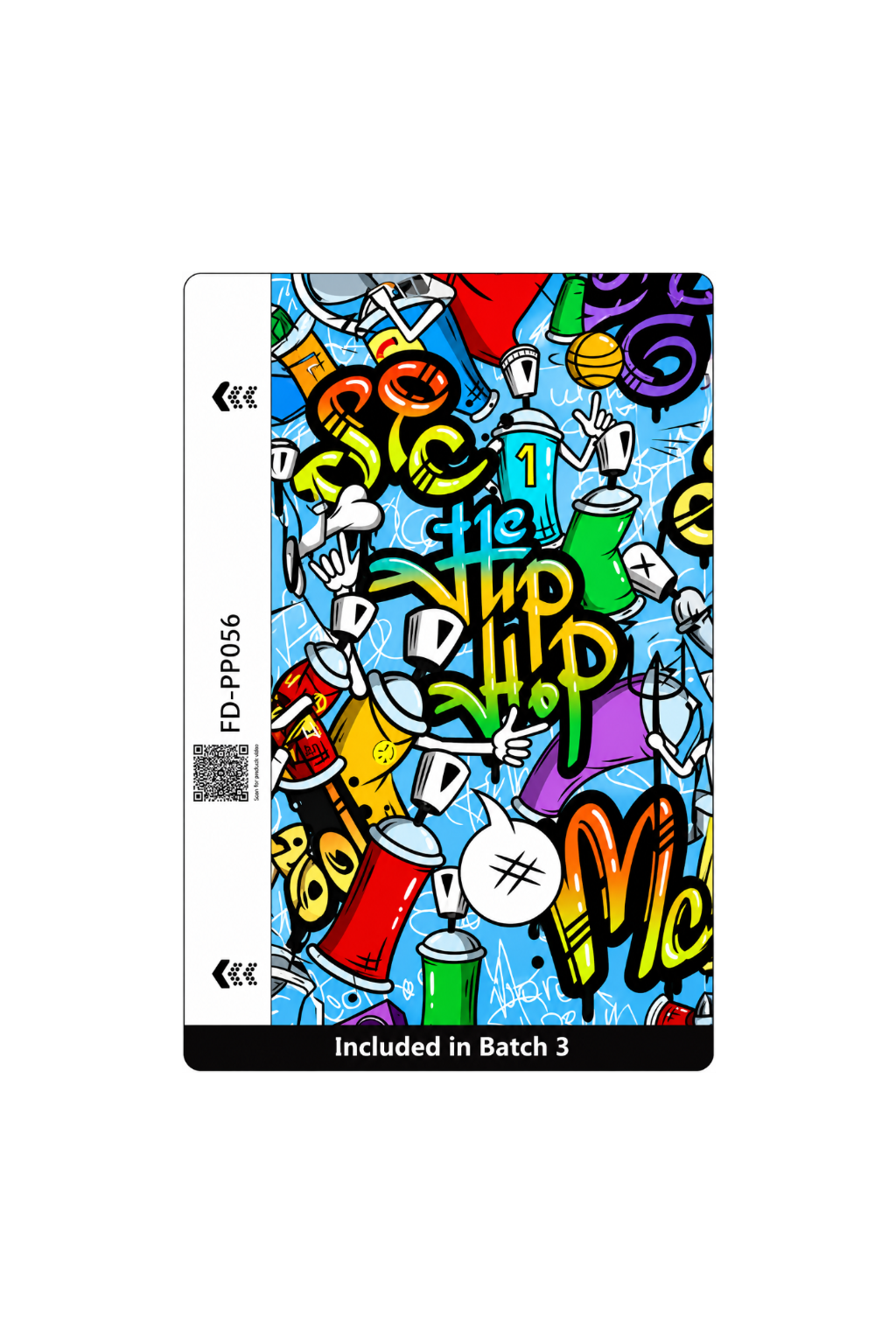 3RVie Pre-Designed Grafitti Vibes back film (25PCS/BOX)