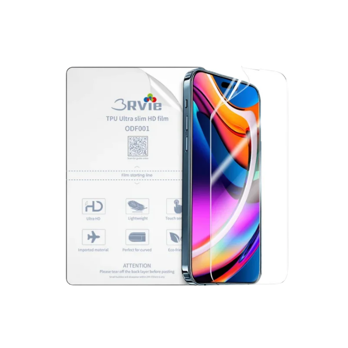 3RVie ODF001 Ultra Slim HD TPU Film – Manual – 25 PCS/BOX