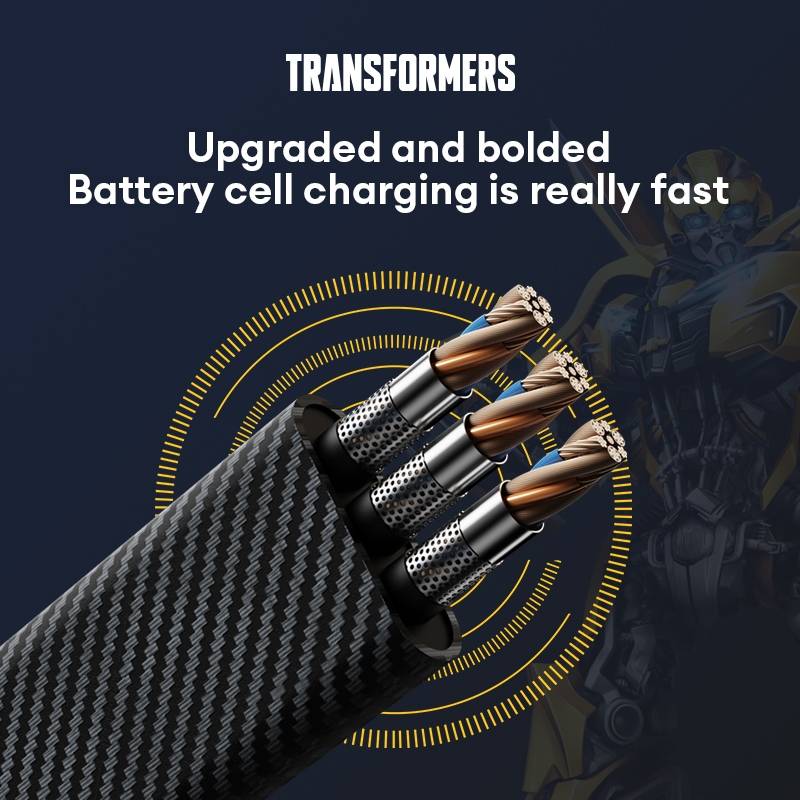 Transformers TF-A15 PD Fast Charge 4 in 1 Charging Data Cable image 5