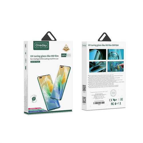 3RVie HD 6H Glass-like  UV film (25PCS/BOX) image 0