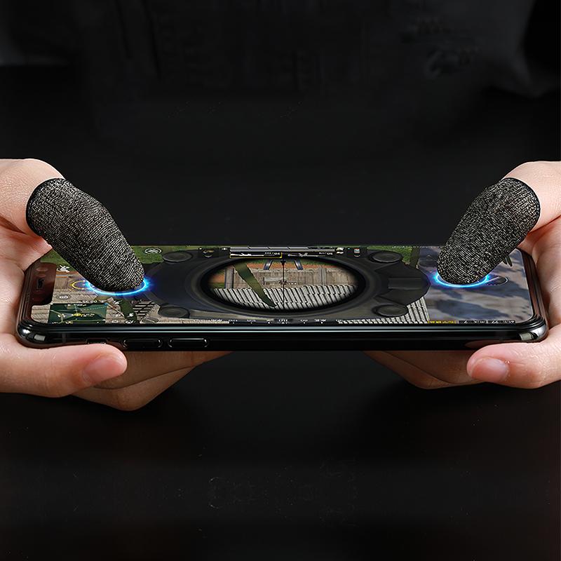 GM4 Phantom Superconducting Fiber Mobile Game Finger Cots (Silver Fiber) image 7