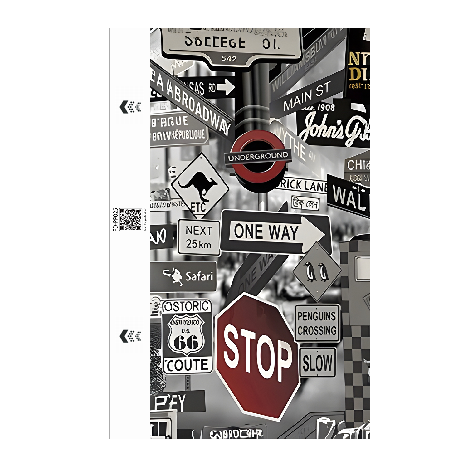 3RVie Pre-Designed Grafitti Vibes back film (25PCS/BOX) image 1